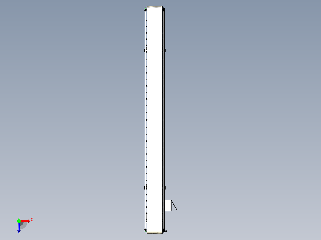 水平输送带俯视图