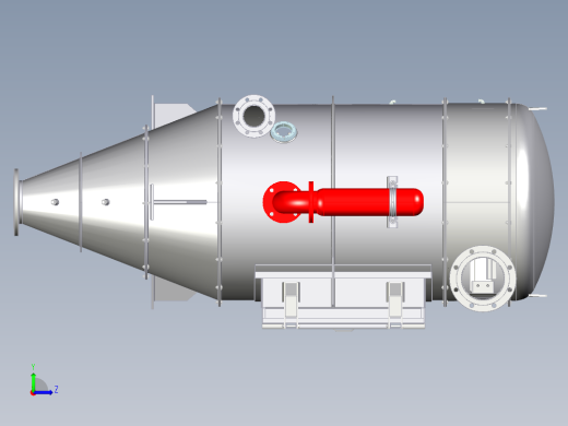 除尘器过滤器左视缩略图