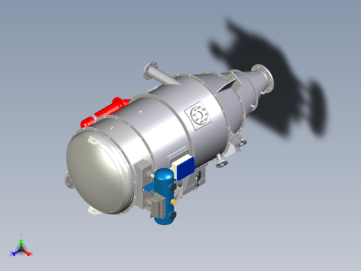 除尘器过滤器正等轴测缩略图