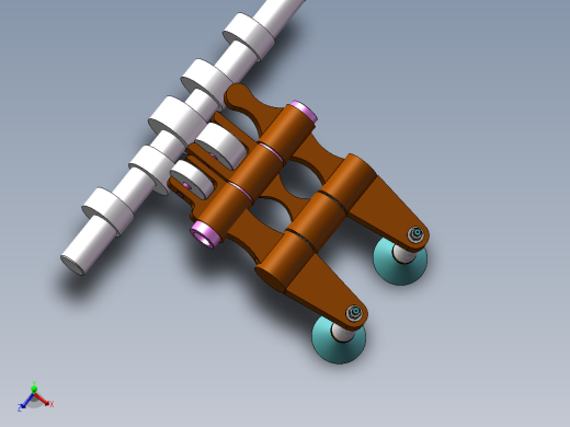 基于本田可变配气相位凸轮配气结构设计