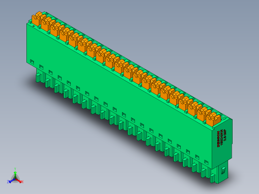 DEGSON 15EDG 系列 3.5mm 插拔式接线端子 FullPack-15EDGKN-3.5-20P-14-00AH