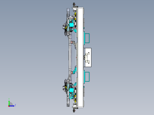 机器人车桥焊接抓具模型左视缩略图
