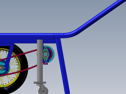 手推车电动独轮车1234907