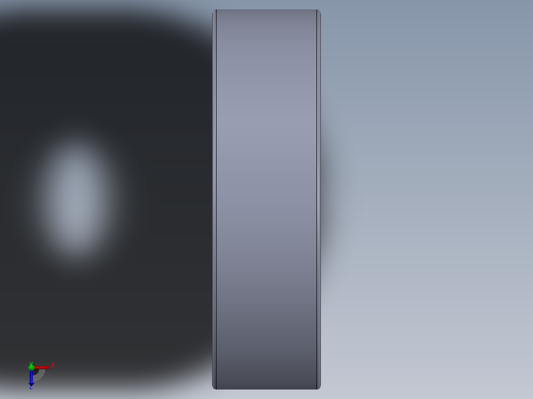 滚珠轴承-SKF BALL BEARING 6001 12x28x8俯视图