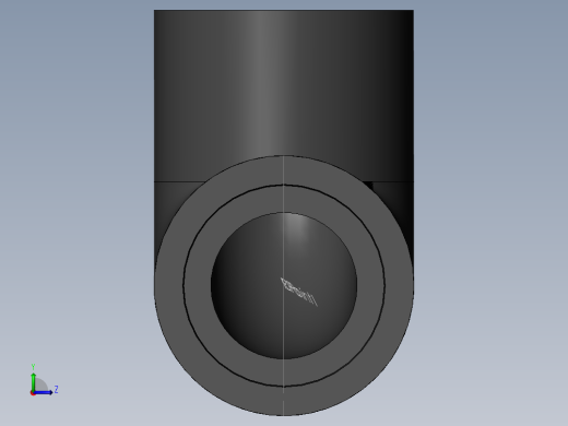 PVC管件-1in PVC Elbow前视缩略图