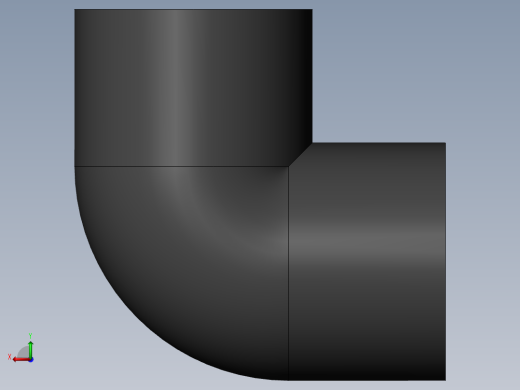 PVC管件-1in PVC Elbow左视缩略图