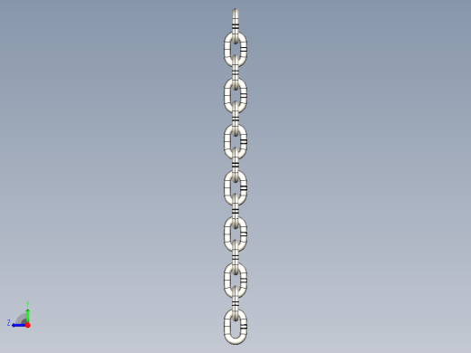 紧固件-STEP 0.3750 Chain Links右视缩略图