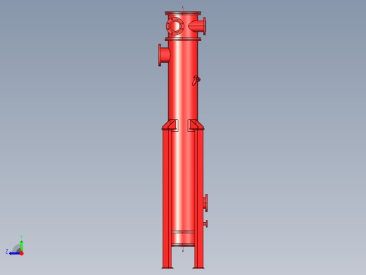 表冷器罐体右视缩略图