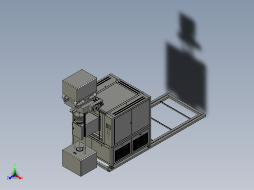 试验机总装正等轴测缩略图