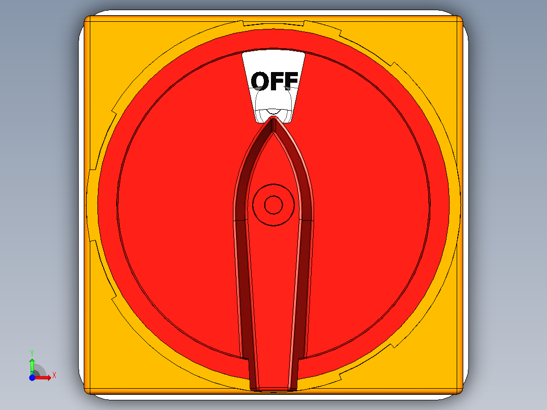 三极隔离开关LW28GS-32A前视图