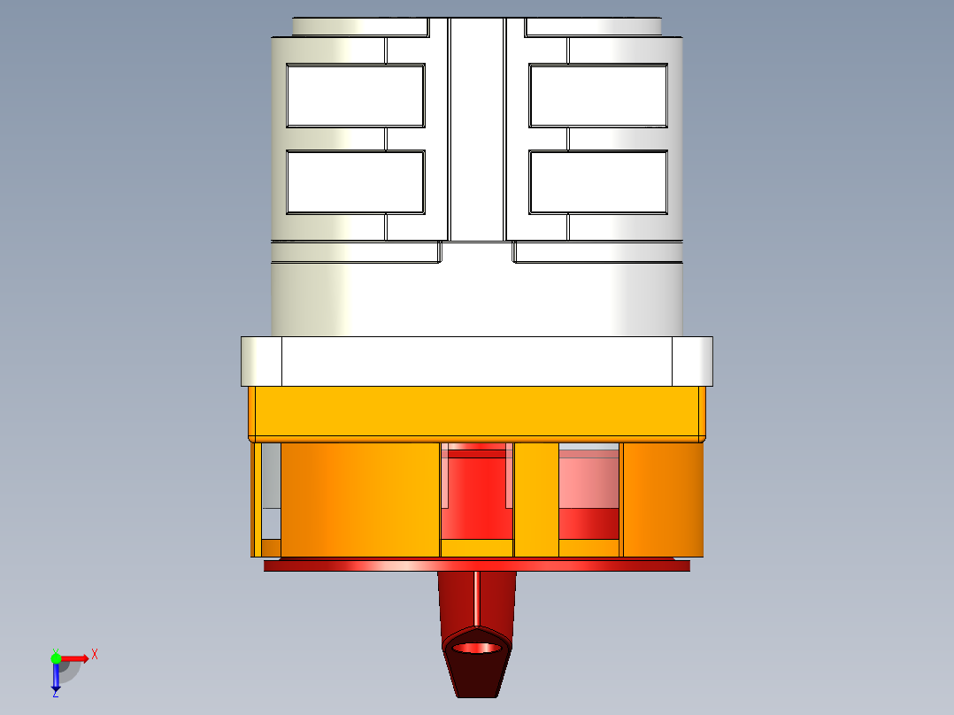 三极隔离开关LW28GS-32A俯视图