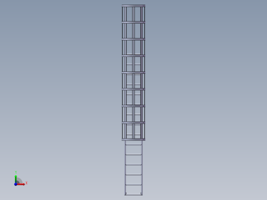 s4000-储存塔 自动化设备3D图纸3D模型前视缩略图