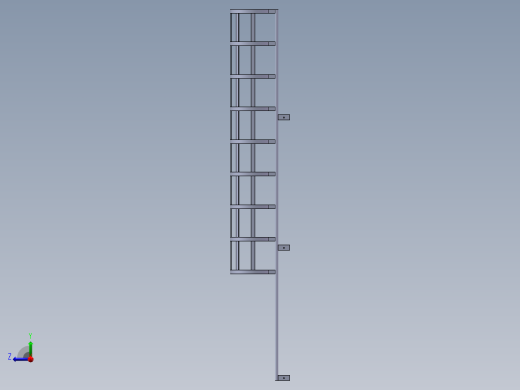 s4000-储存塔 自动化设备3D图纸3D模型右视缩略图