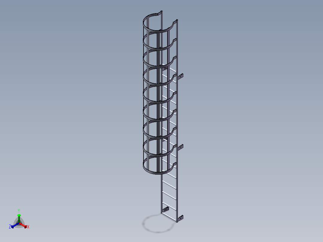 s4000-储存塔 自动化设备3D图纸3D模型正等轴测图