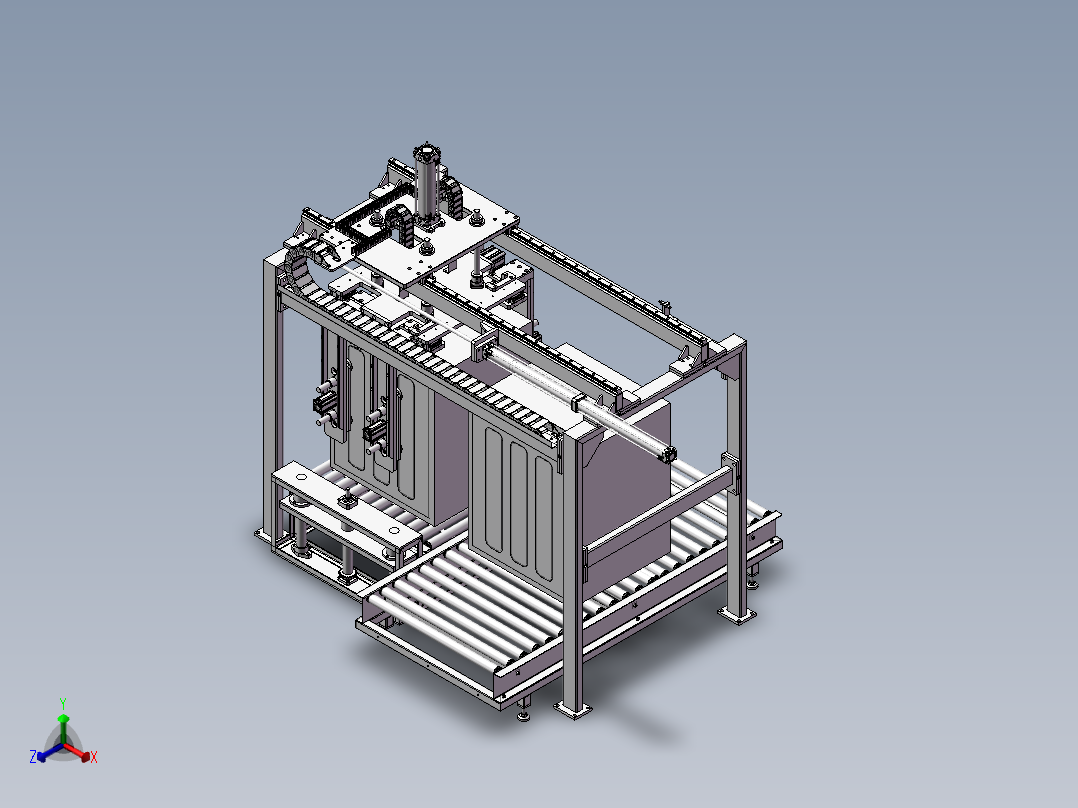 龙门移载机 3D模型正等轴测图