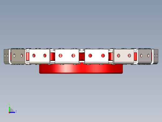 带反向附件的滚子链 - --stp左视缩略图