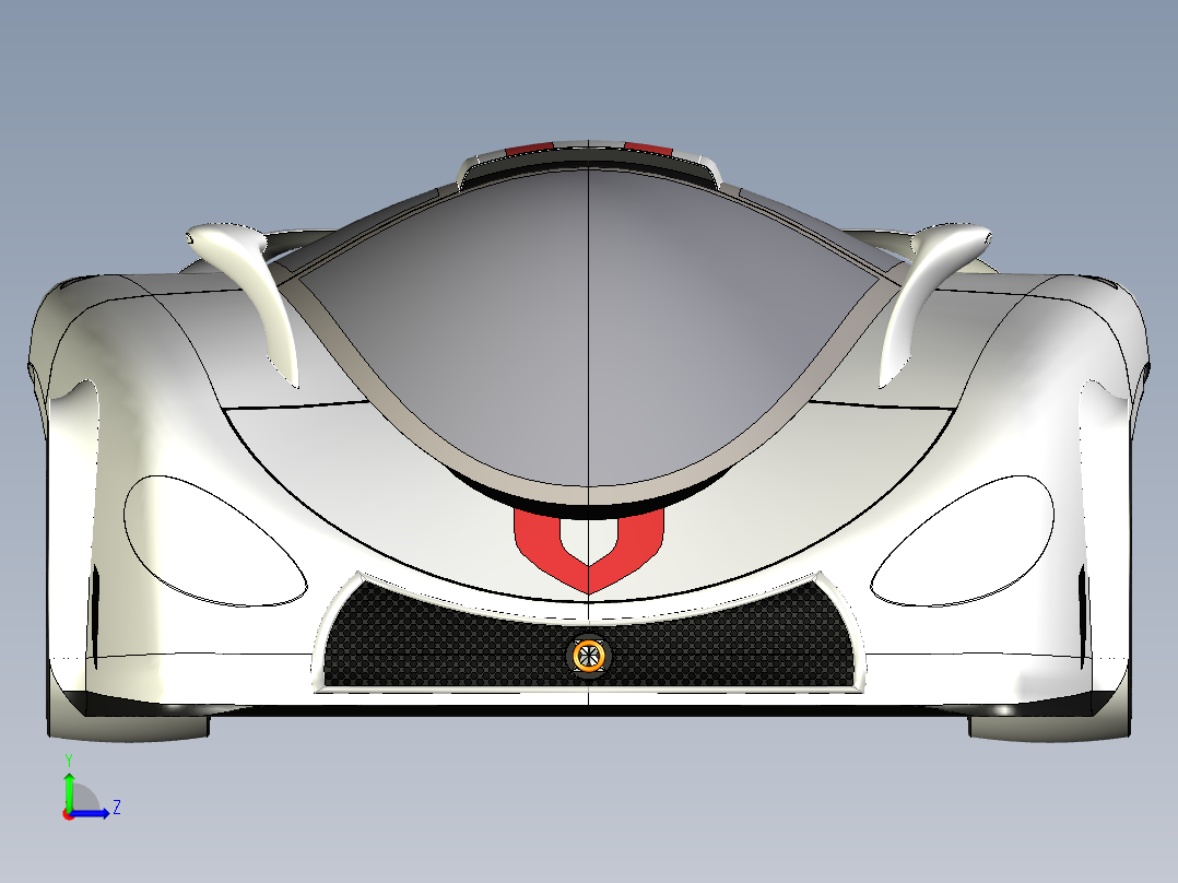 汽车车身 (2)左视图