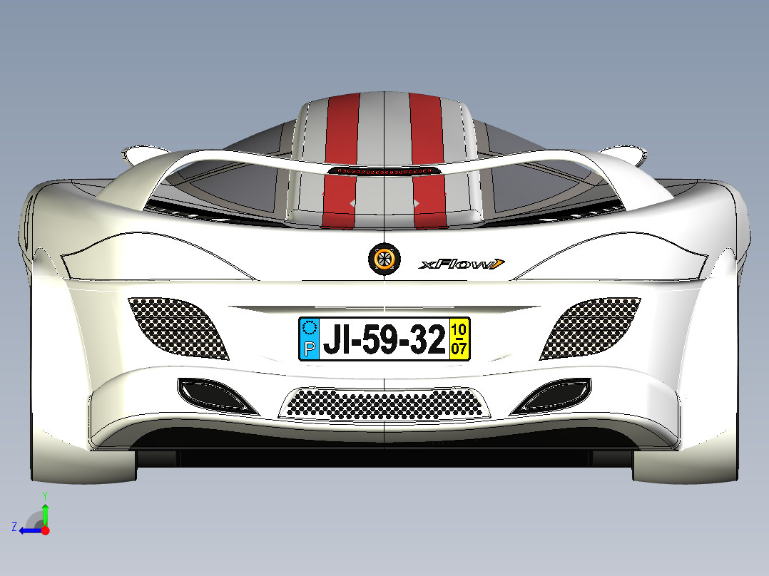 汽车车身 (2)右视图