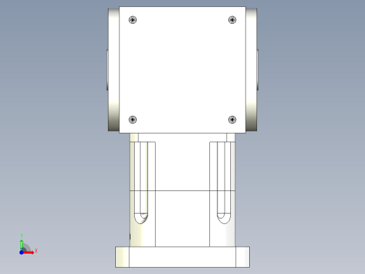换向器PW170双孔 PGH142-L1 35-114.3-200-M12.stp前视缩略图