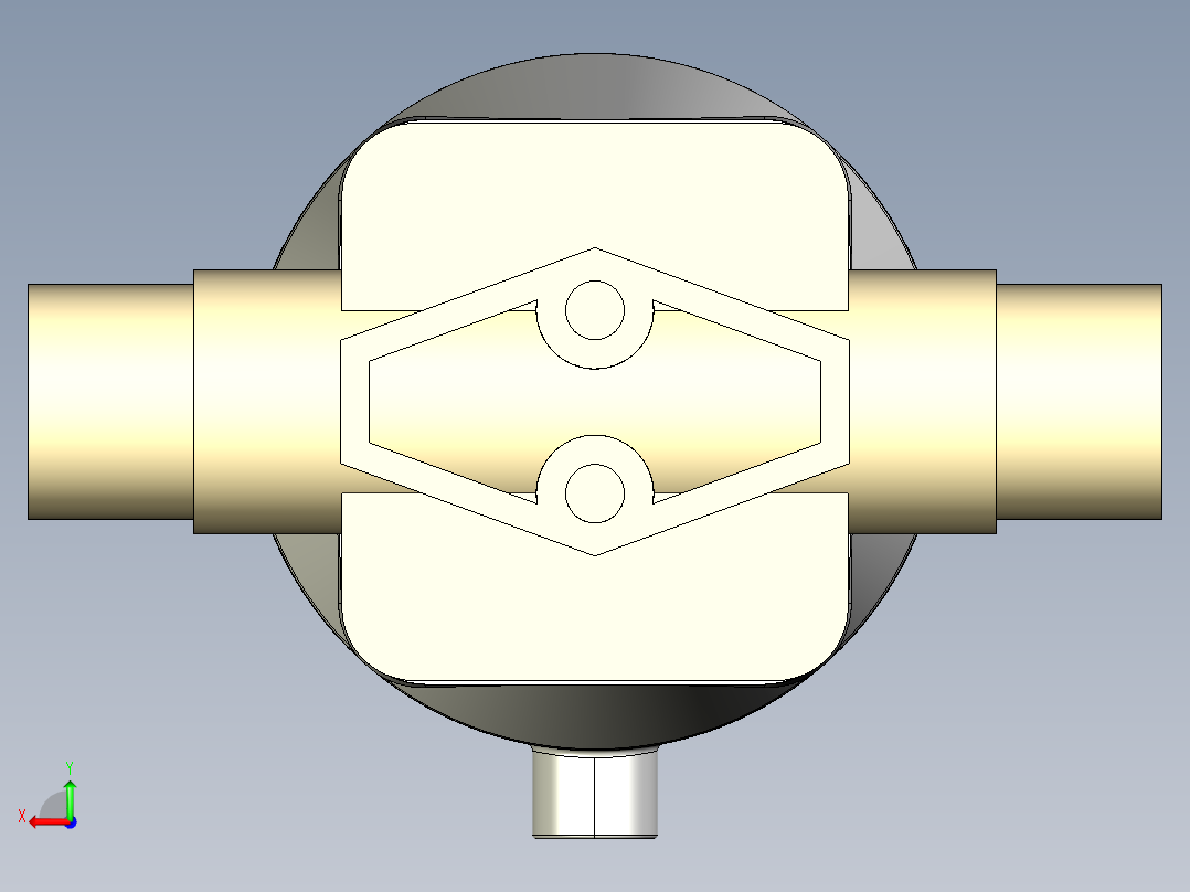1DKPDMCP NC 气动隔膜阀常闭与男性的两端，公制系列PP-H后视图