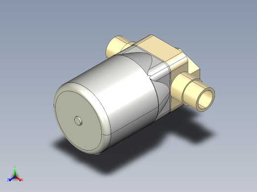1DKPDMCP NC 气动隔膜阀常闭与男性的两端，公制系列PP-H正等轴测缩略图