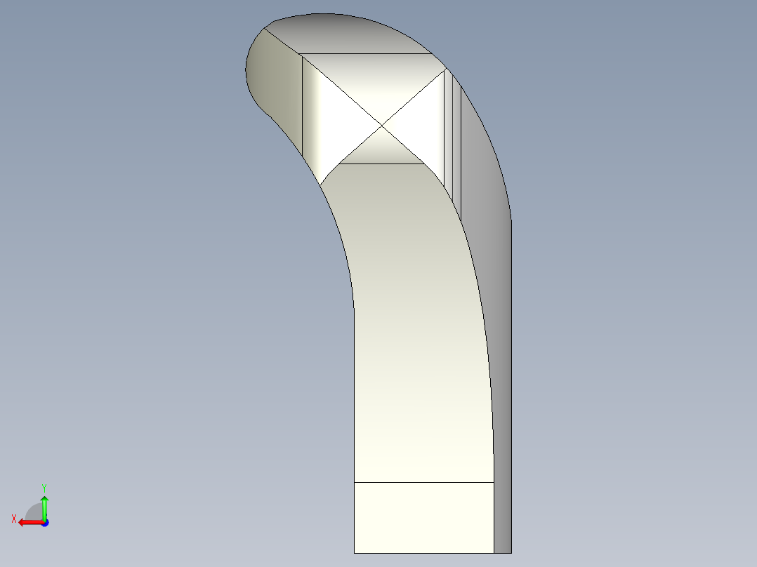 把手I.218-3D多系列多零件图纸模型后视图