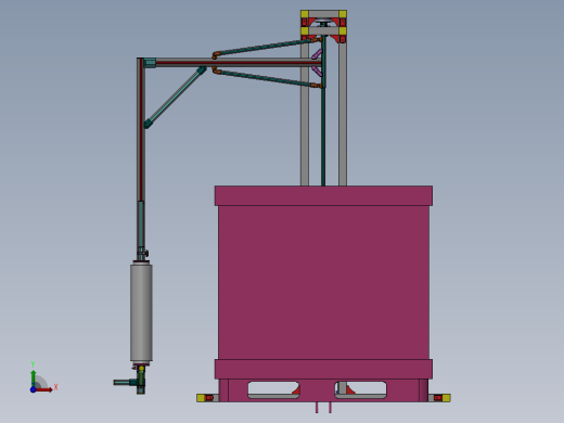 手动托盘包装机前视缩略图