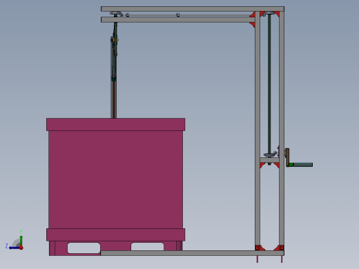 手动托盘包装机右视缩略图