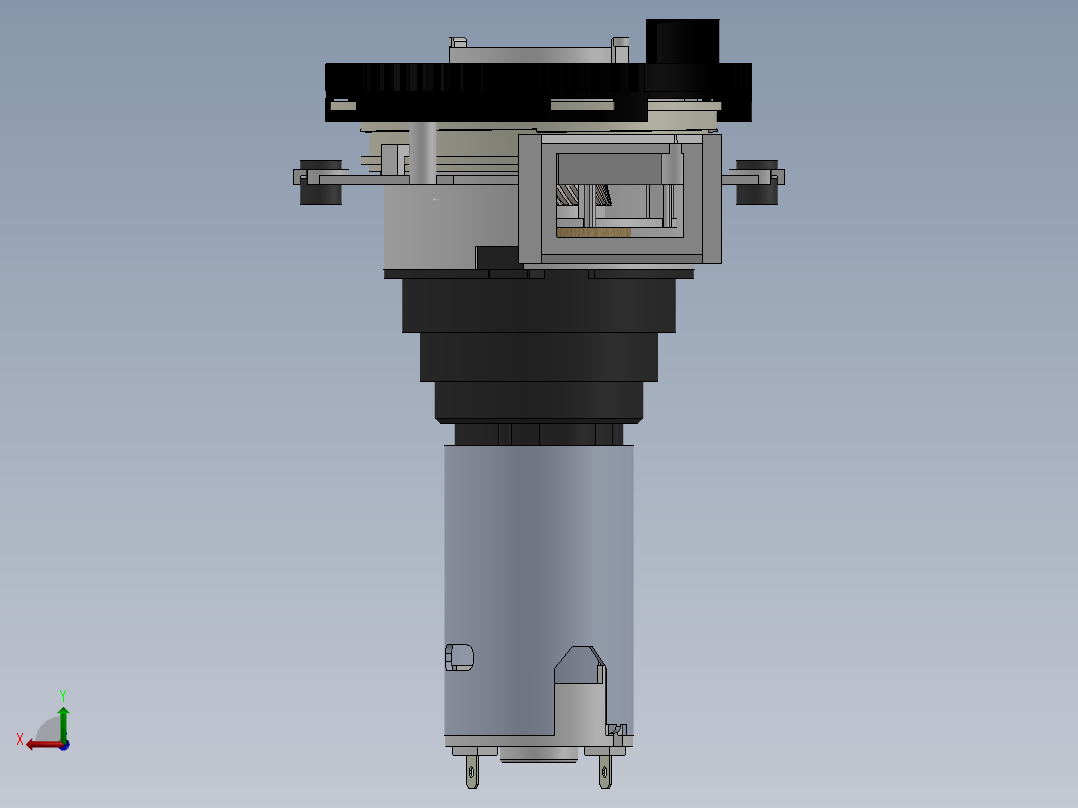 Jura锥形研磨机后视图