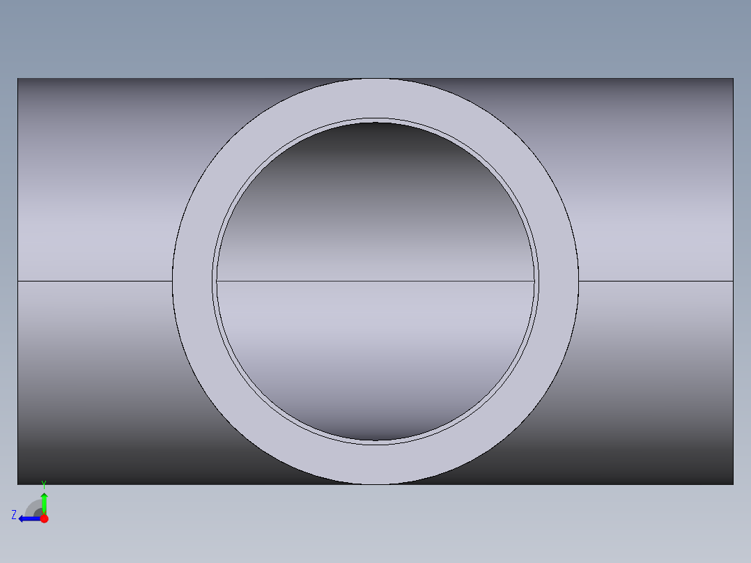 6TIV 90通带溶剂焊接插座右视图