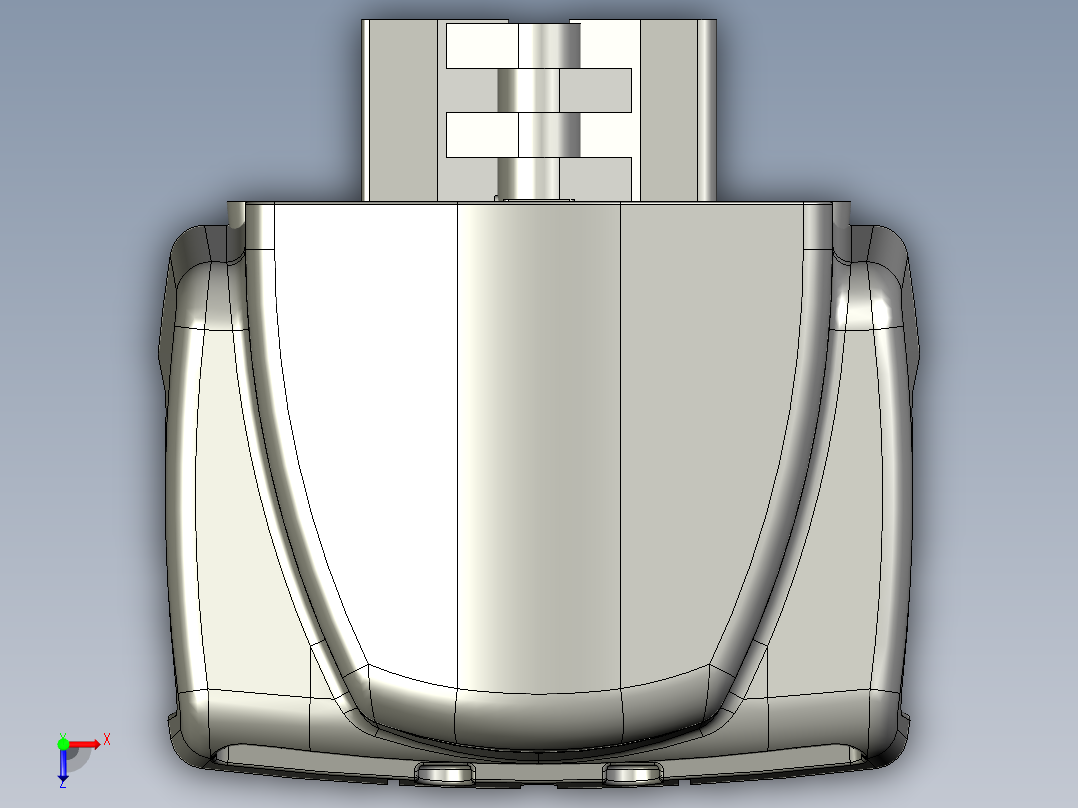 车门 引擎盖 (2)俯视图