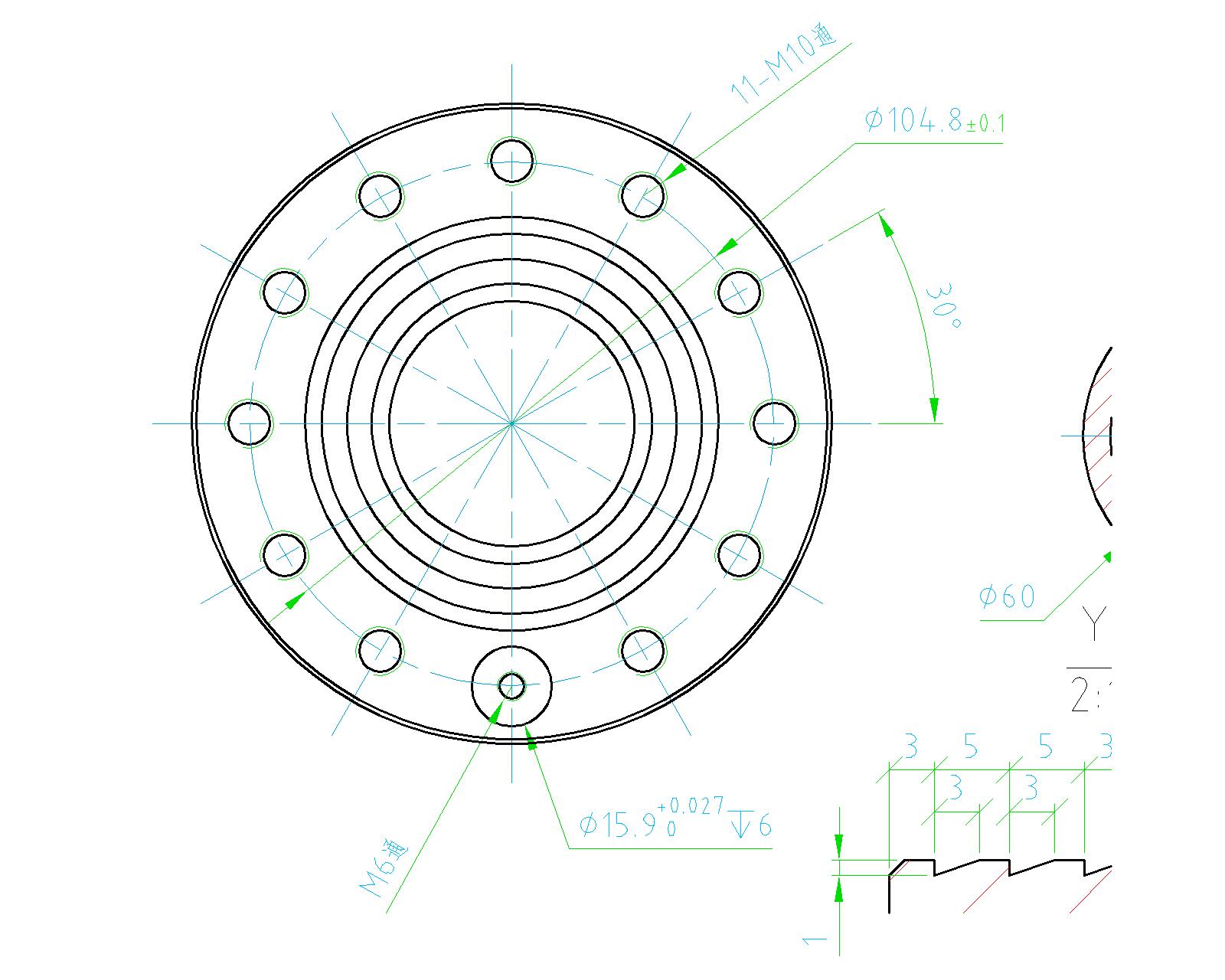E1342-CK6135机床主轴