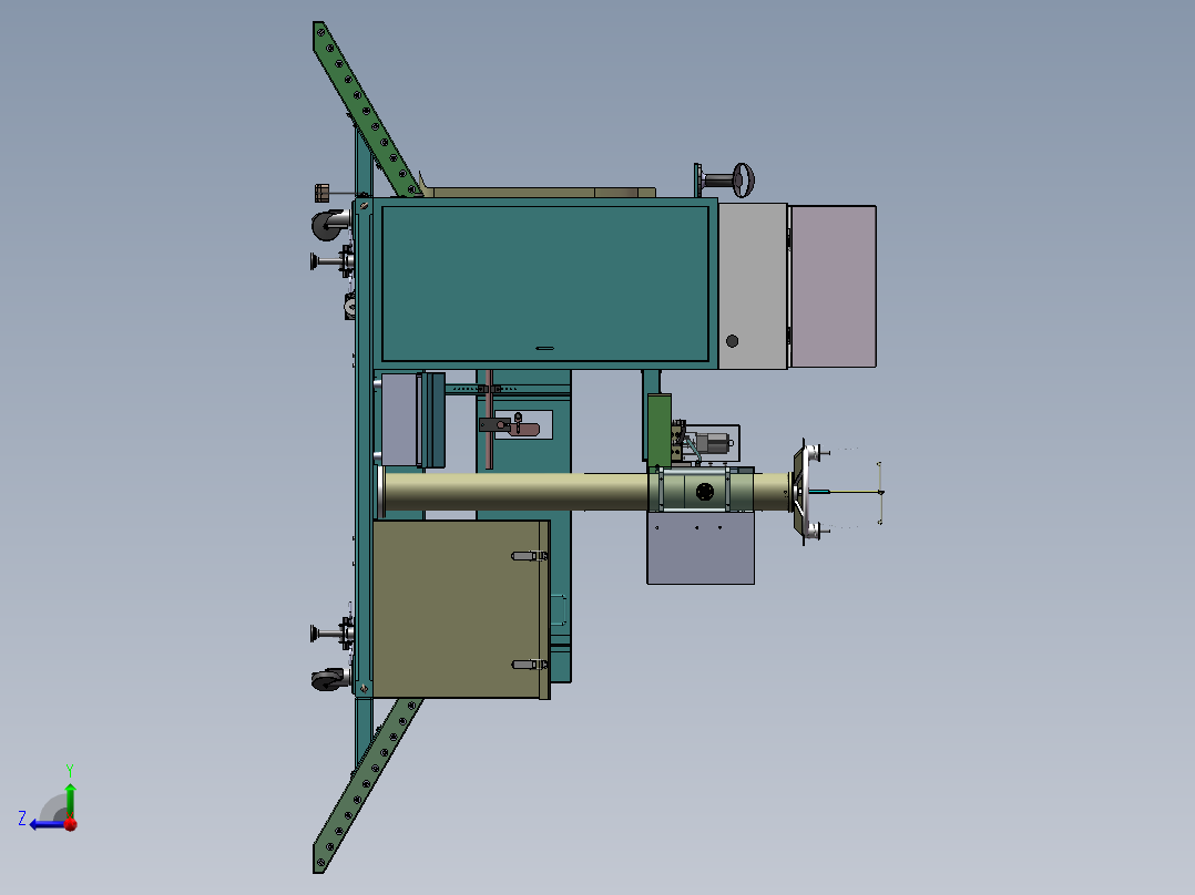 GG268 自动缝包机右视图