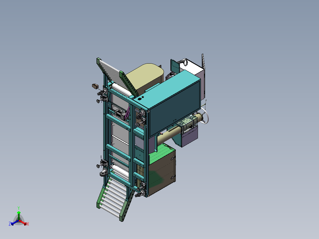 GG268 自动缝包机正等轴测图