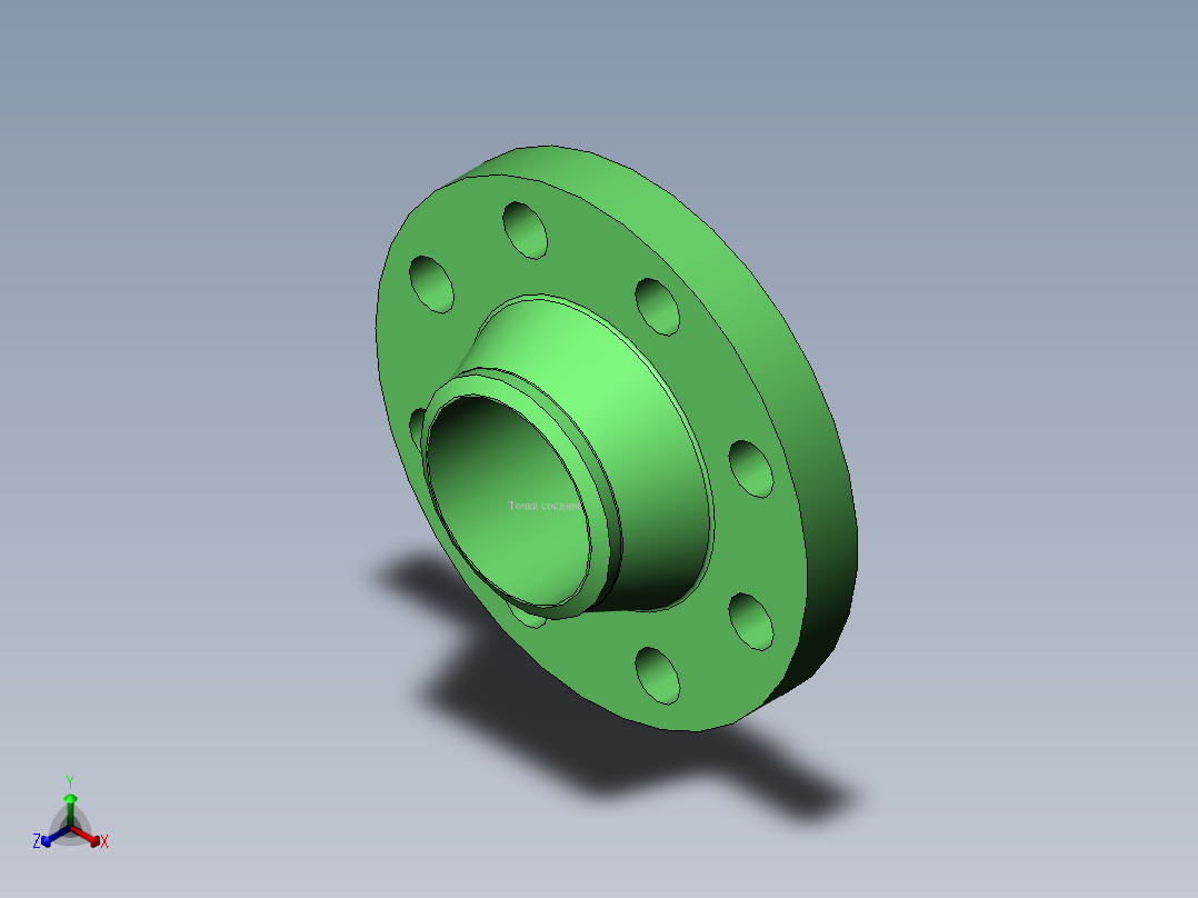 法兰 (32)正等轴测图