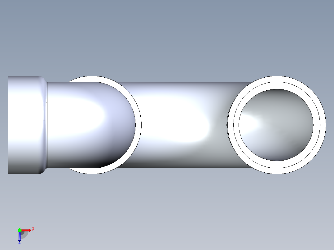 船舶管路系统S27_SeaDrainPLUS_P-Trap-SxS_37E172002_2in Sea Drain Plus - P-Trap-SxS俯视图