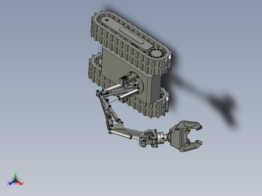 履带移动式机械手臂=1163931==200正等轴测缩略图