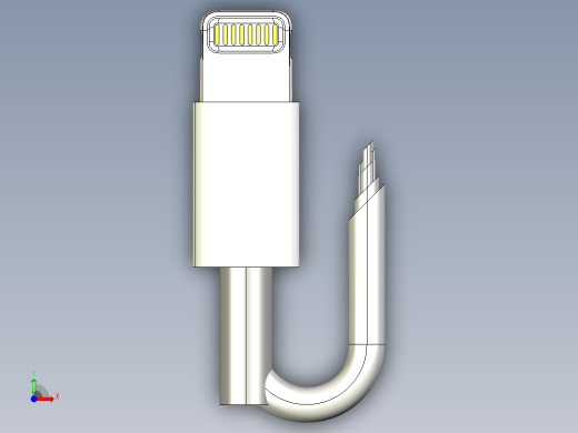 苹果闪电头组件前视缩略图