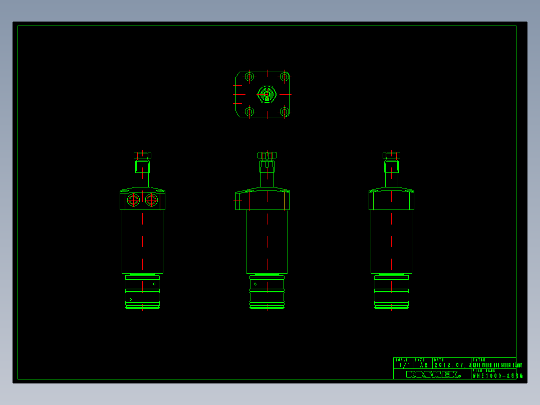 KOSMEKWHE1000-2SRM多系列多零件图纸模型多系列多零件图纸模型
