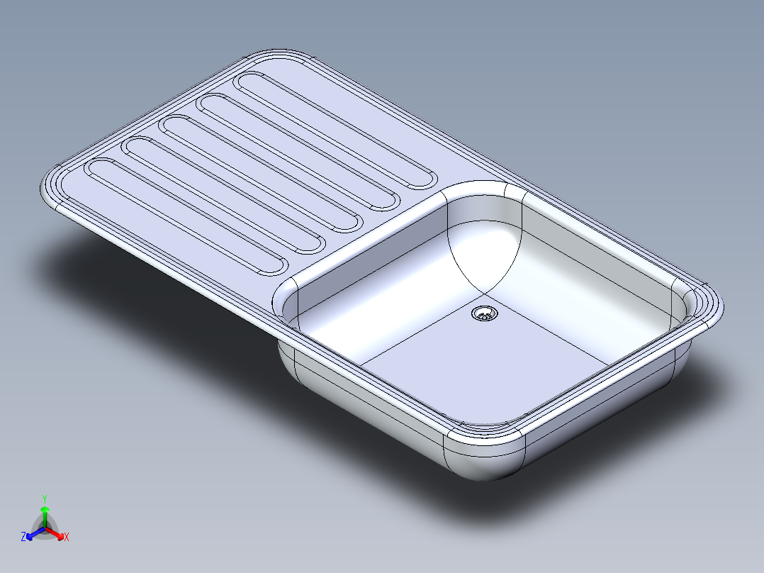 水槽、不锈钢水槽(118)主视图