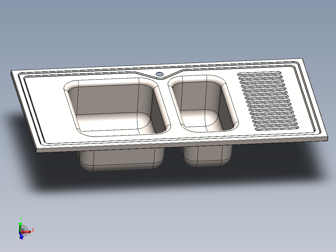水槽、不锈钢水槽(62)主视图