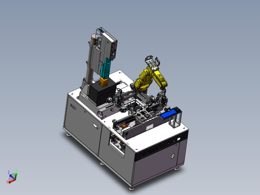 外观检测&超声波焊接设备（sw20可编辑+工程他）