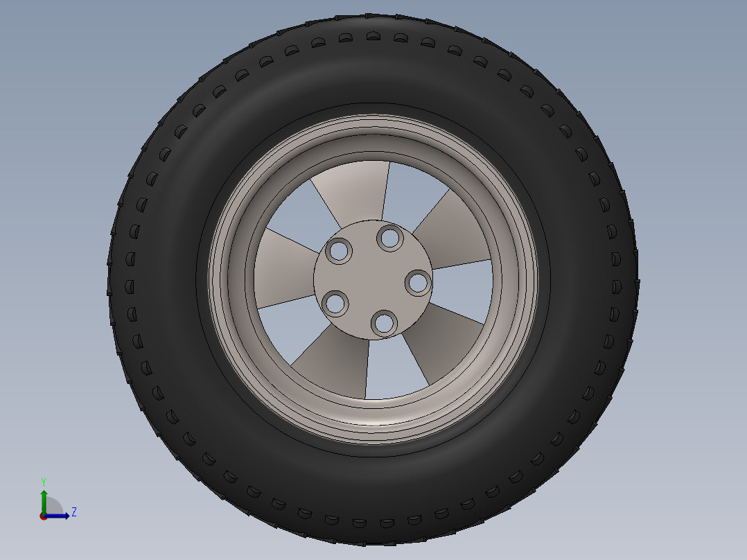 轮胎、车轮、轮毂(28)左视图
