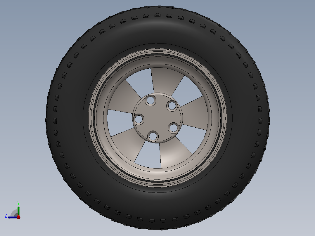 轮胎、车轮、轮毂(28)右视图