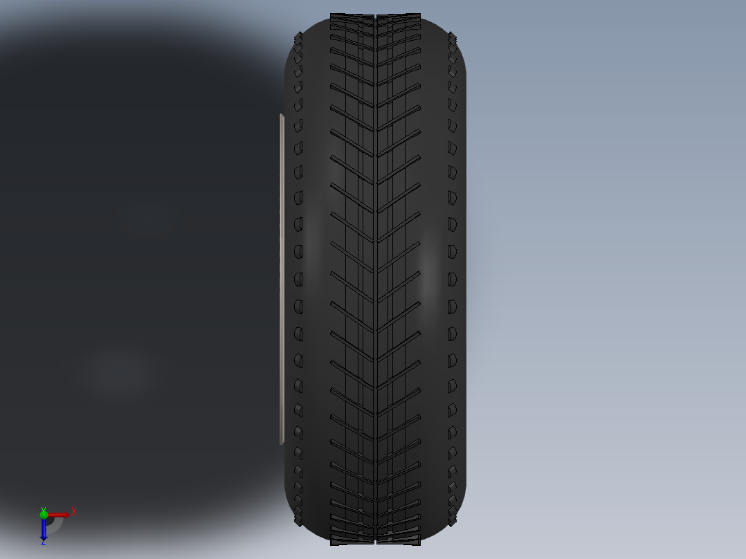 轮胎、车轮、轮毂(28)俯视图