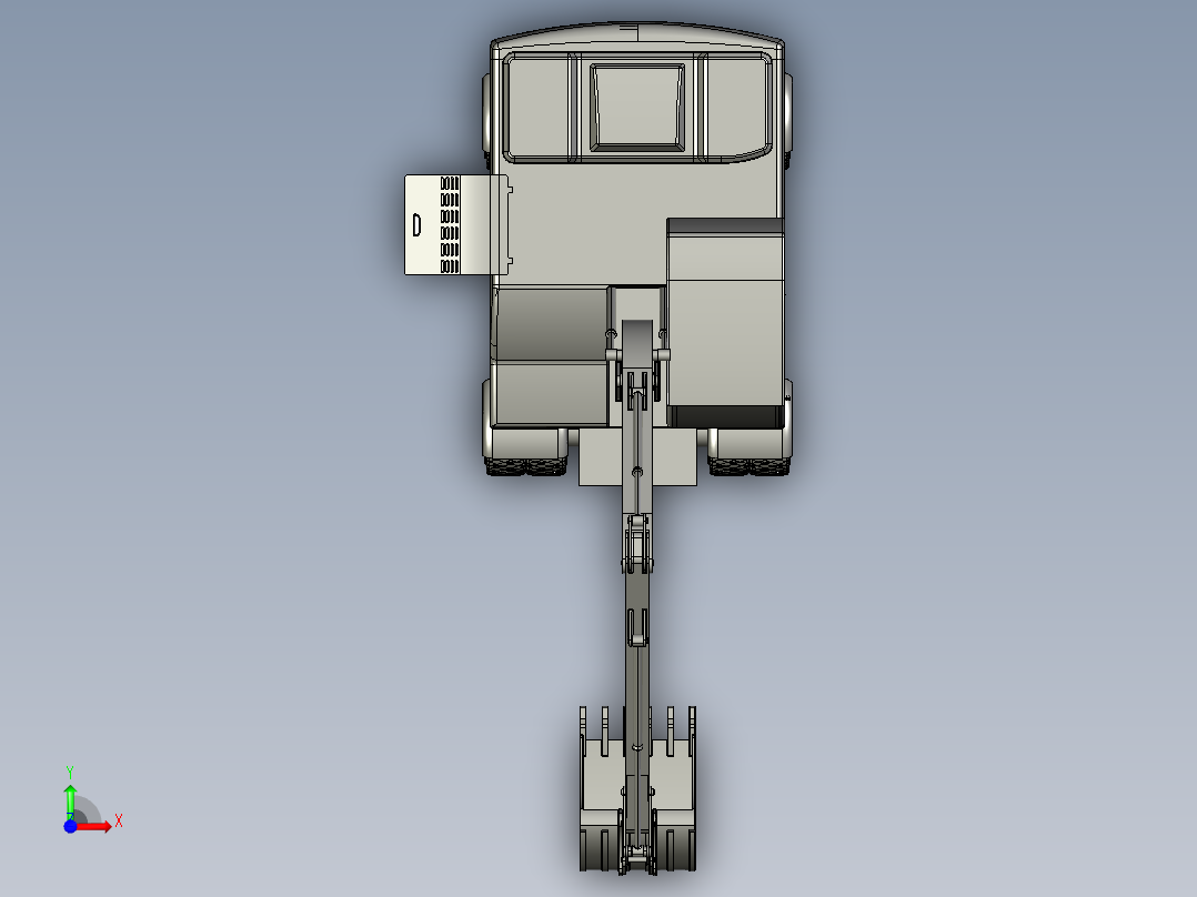 A2004756-沃尔沃挖掘机前视图