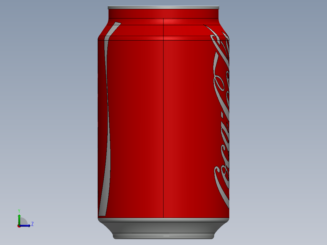 啤酒瓶、瓶子(3)左视图