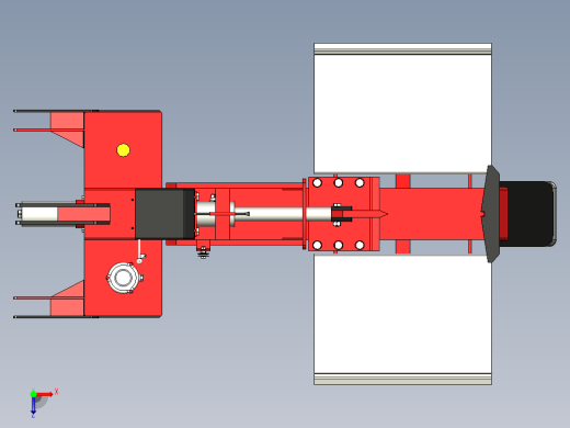 B2004545-木材劈木机 水平式俯视缩略图