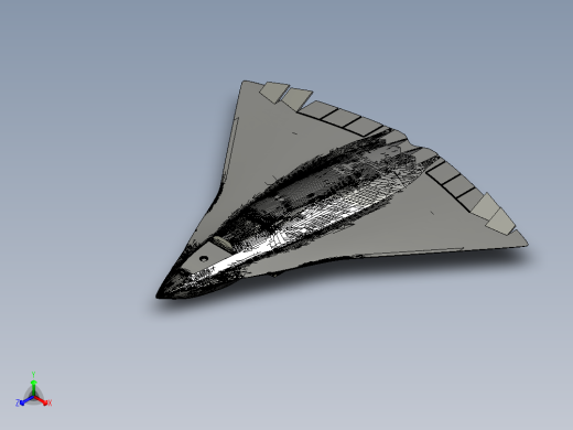 中国第六代战斗机简易模型   STL格式