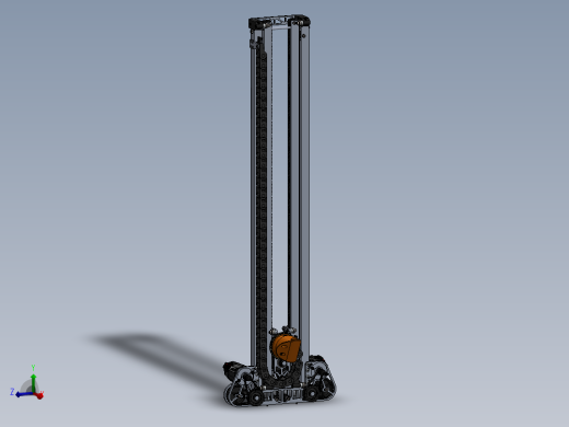 一种用于FRC的差速管带式提升机